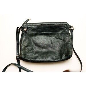 Margot Black leather purse shoulder bag cross body pocket‎ book